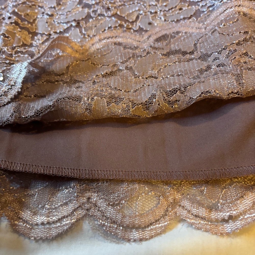 Connected Apparel NWT Womens Sz 14 Lace Overlay Sequined Cocktail Party Dress - Picture 11 of 13